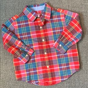 Janie and Jack baby boy button down shirt